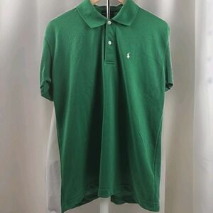Polo Sport Ralph Lauren Men's Large Cotton Polo Shirt Green. B-004
